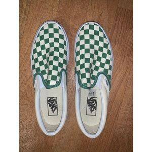 Checkered Slip on Vans